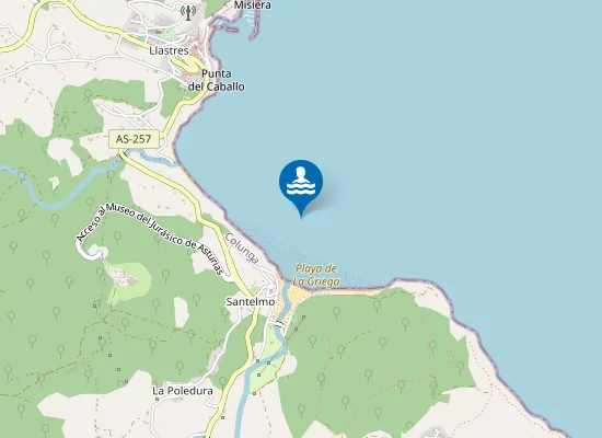 Map of PLAYA LA GRIEGA PM1