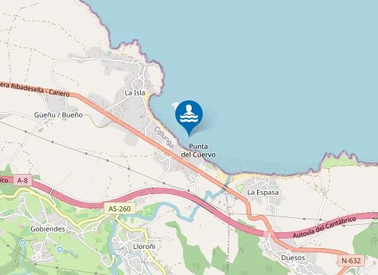 Map of PLAYA DE LA ISLA PM2