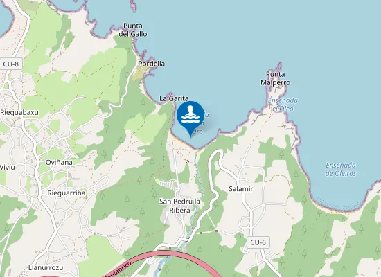 Map of PLAYA SAN PEDRO DE BOCAMAR PM1