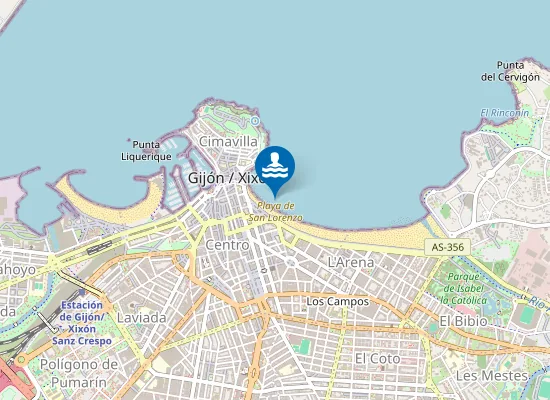 Map of PLAYA SAN LORENZO PM1