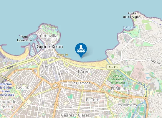 Map of PLAYA SAN LORENZO PM2