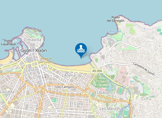 Map of PLAYA SAN LORENZO PM3