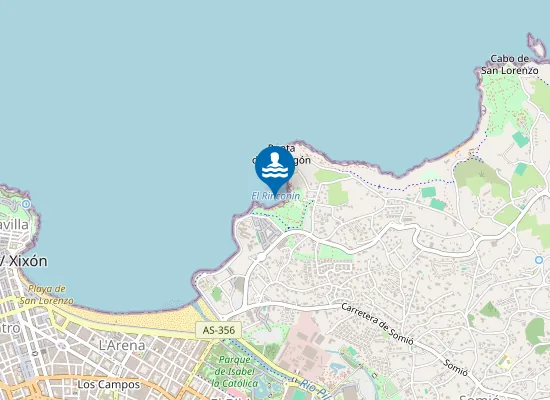 Map of PLAYA SAN LORENZO PM5