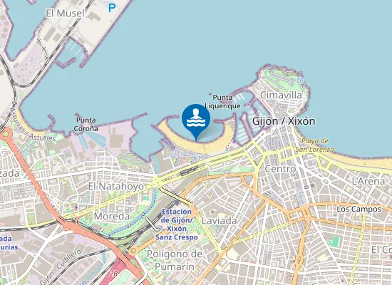 Map of PLAYA PONIENTE PM1