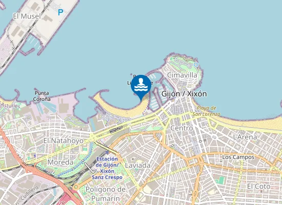 Map of PLAYA PONIENTE PM2