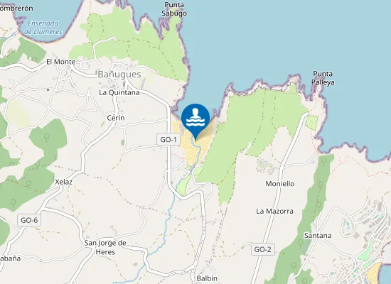 Map of PLAYA BA?UGUES PM1