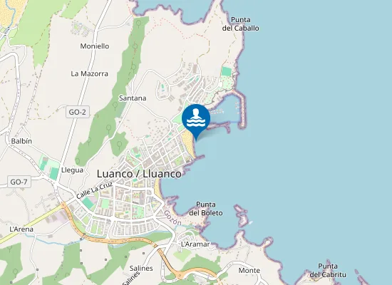 Map of PLAYA LUANCO PM1