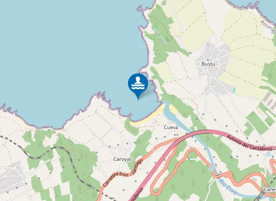 Map of PLAYA CUEVA PM1