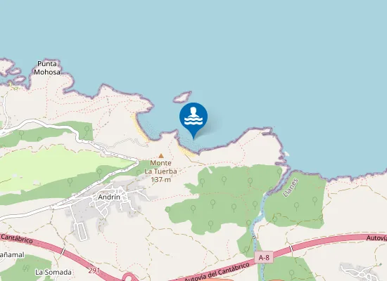 Map of PLAYA ANDRIN PM1