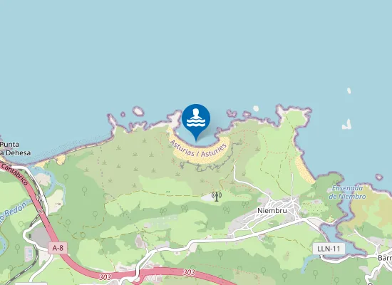 Map of PLAYA TORIMBIA PM1