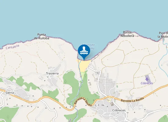 Map of PLAYA DE COBRECES PM1
