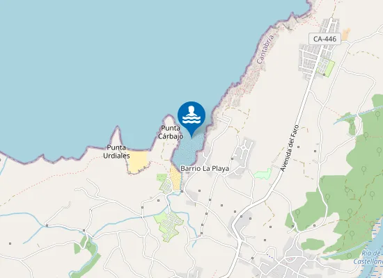 Map of PLAYA DE AJO PM1