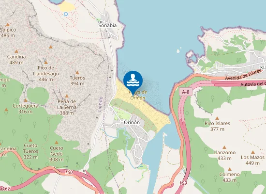 Map of PLAYA ORI?ON PM1