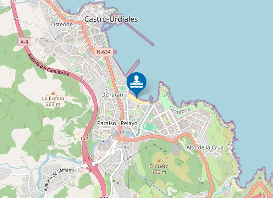 Map of PLAYA BRAZOMAR PM1