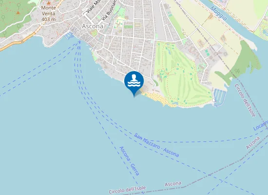 Map of Bagno Pubblico Ascona