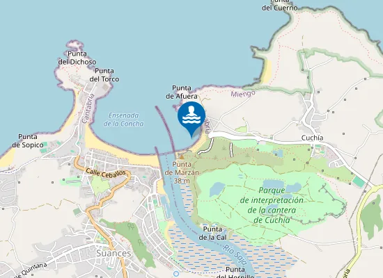 Map of PLAYA CUCHIA PM1
