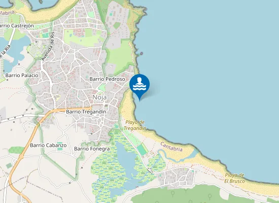 Map of PLAYA DE TREGANDIN PM1