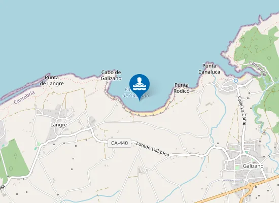 Map of PLAYA DE LANGRE PM1