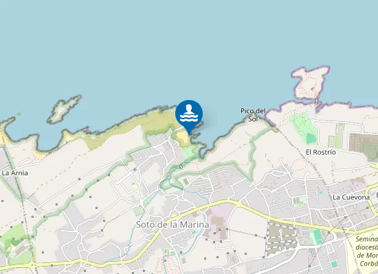 Map of PLAYA SAN JUAN DE LA CANAL PM1