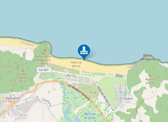Map of PLAYA DE BERRIA PM1