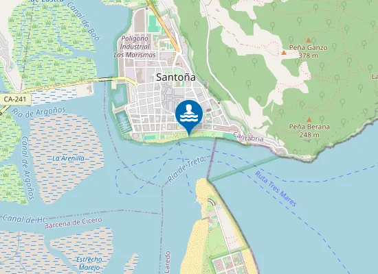 Map of PLAYA DE SAN MARTIN PM1