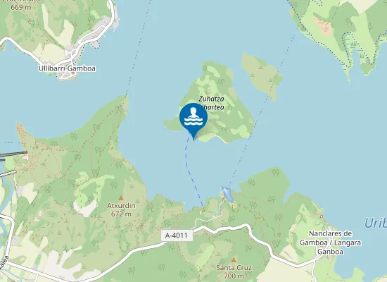 Map of Embalse Ullibarri Gamboa Arrazua-Ubarrundia 02 Pm1