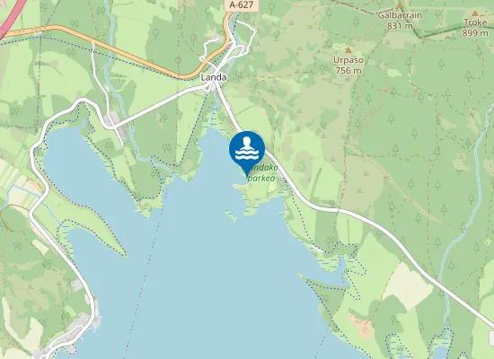 Map of Embalse Ullibarri Gamboa Arrazua-Ubarrundia 04 Pm1