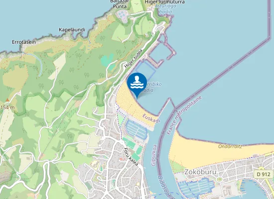 Map of PLAYA DE HONDARRIBIA PM2