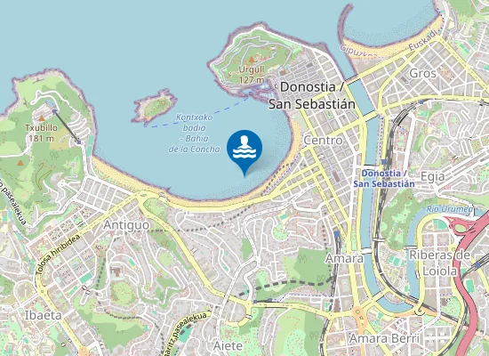 Map of PLAYA DE LA CONCHA PM1