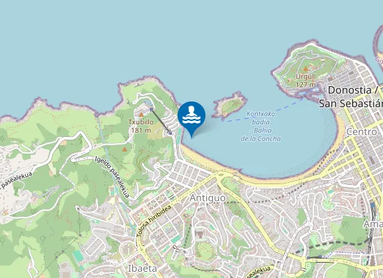 Map of PLAYA DE ONDARRETA PM2