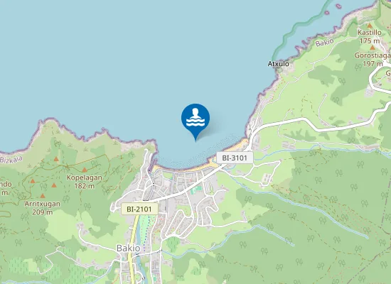 Map of PLAYA DE BAKIO PM1