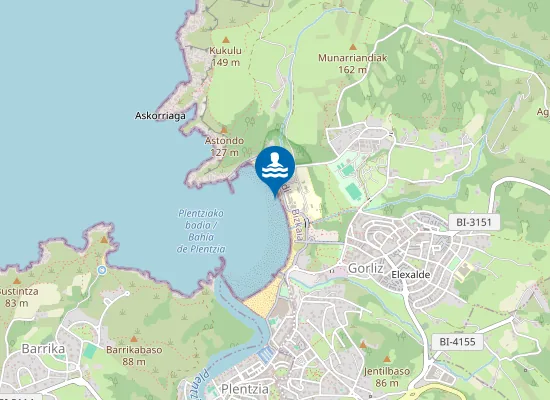 Map of PLAYA DE GORLIZ PM2