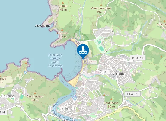 Map of PLAYA DE GORLIZ PM3