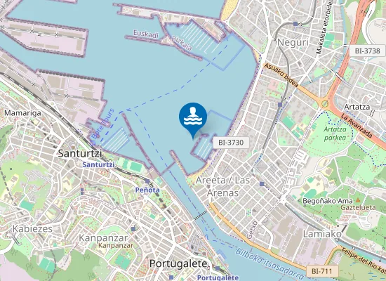 Map of PLAYA DE LAS ARENAS PM1