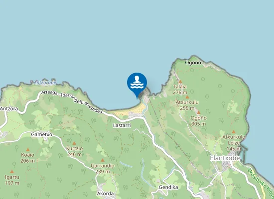 Map of PLAYA DE LAGA PM1