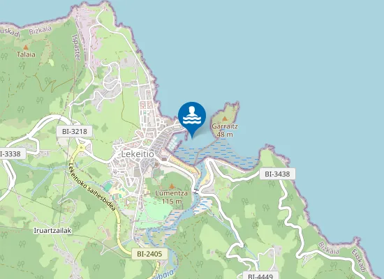 Map of PLAYA DE ISUNTZA PM1