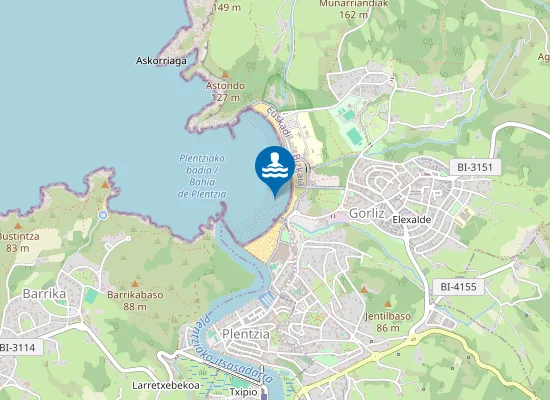 Map of PLAYA DE PLENTZIA PM1