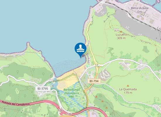 Map of PLAYA LA ARENA - ZIERBENA PM1