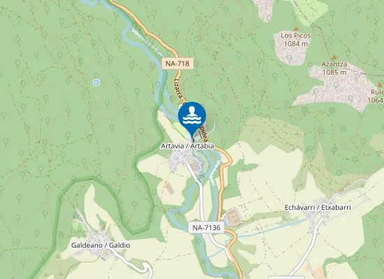 Map of Rio Urederra All?N Pm1