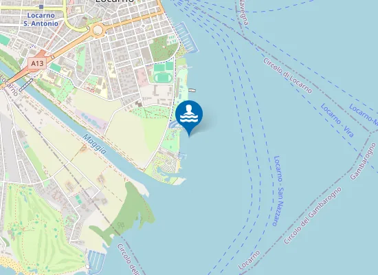 Map of Bagno Pubblico Locarno