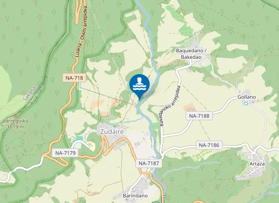 Map of Rio Urederra Am?Scoa Baja Pm1