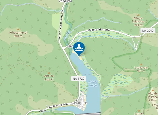 Map of Embalse Itoiz Arce/Artzi Pm1