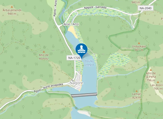 Map of Embalse Itoiz Arce/Artzi Pm2