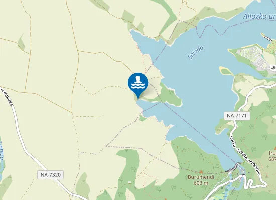 Map of Embalse Alloz Yerri Pm1