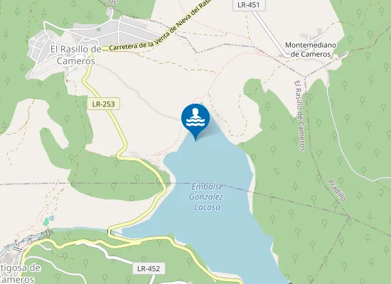 Map of Embalse Gonz?Lez-Lacasa Ortigosa De Cameros Pm1