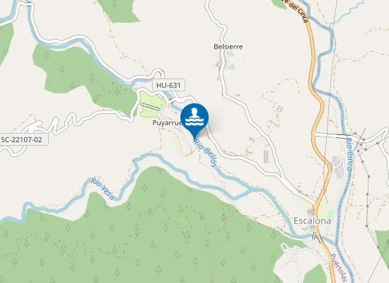 Map of RIO BELLOS PU?RTOLAS PM1