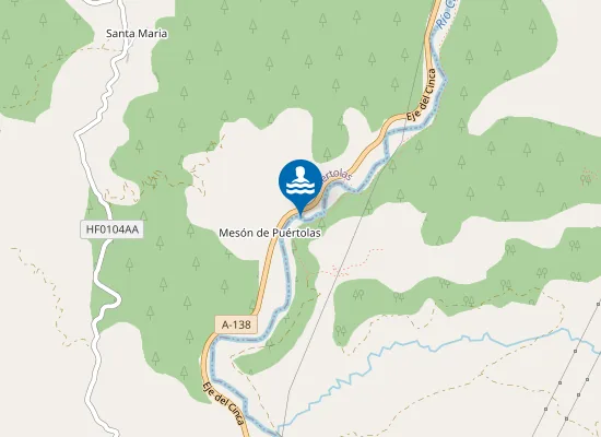 Map of RIO CINCA PU?RTOLAS PM1