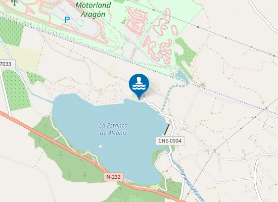 Map of Embalse Estanca De Alcaniz Alca Iz Pm1