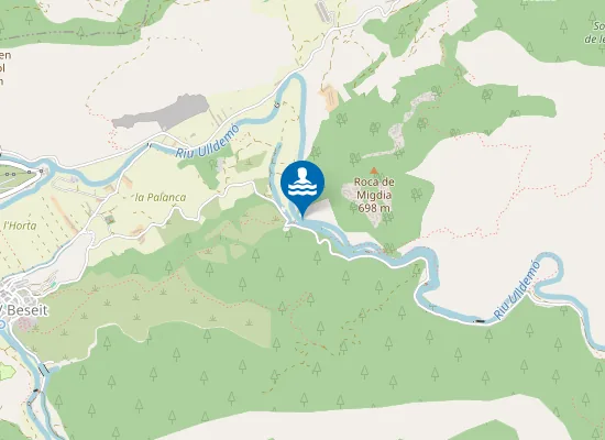 Map of RIO ULDEMO BECEITE PM1