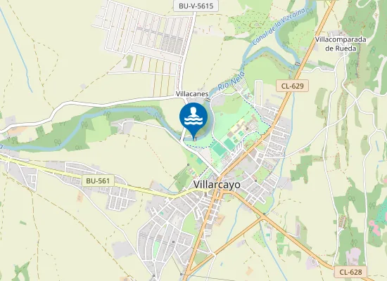 Map of RIO NELA VILLARCAYO DE MERINDAD DE CASTILLA LA VIEJA PM1